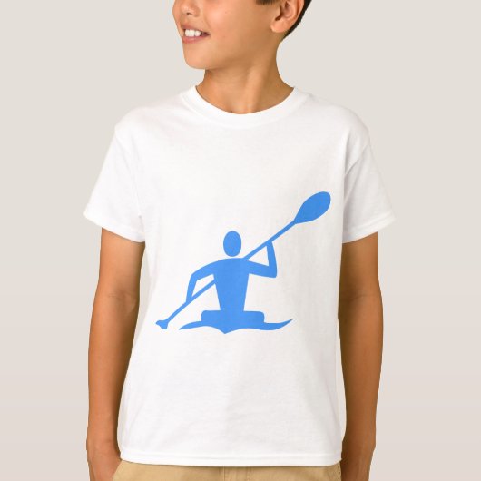 Kayaking - Baby Blue T-Shirt (Vorderseite)