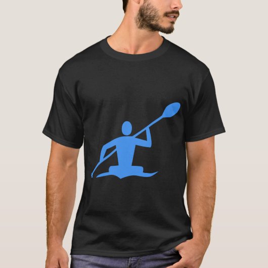 Kayaking - Baby Blue T-Shirt (Vorderseite)