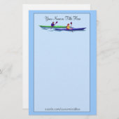 Kayaking Briefpapier (Vorne/Hinten)