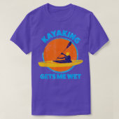 Kayaking bringt mich nass Funny Halloween T-Shirt (Design vorne)
