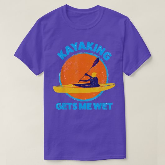 Kayaking bringt mich nass Funny Halloween T-Shirt (Design vorne)