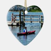 Kayaking Bristol RI Keramikornament (Rechts)