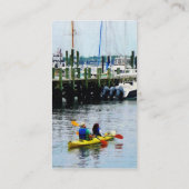 Kayaking Bristol RI Visitenkarte (Rückseite)