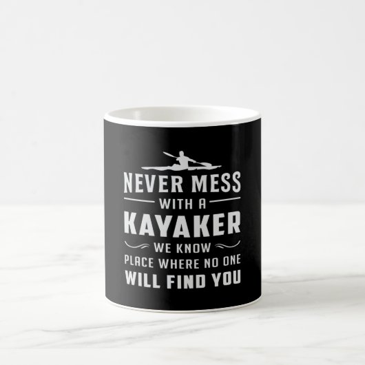 Kayaking Canoe Kayak Canoeing Paddle Funny Geschen Kaffeetasse (Mittel)