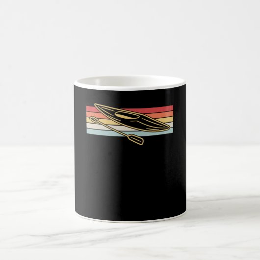 Kayaking Canoeing Retro Kaffeetasse (Mittel)