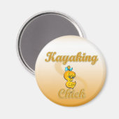 Kayaking Chick Magnet (Vorderseite/Rückseite)