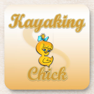 Kayaking Chick Untersetzer