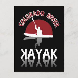 Kayaking Colorado River - Kayak Postkarte