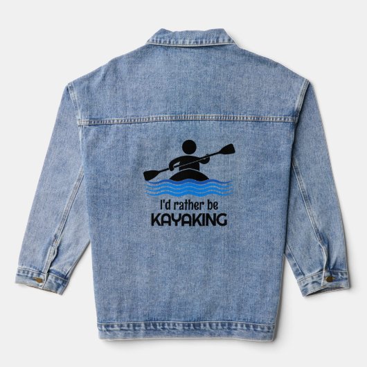 Kayaking Design Denim Jacket Jeansjacke (Rückseite)