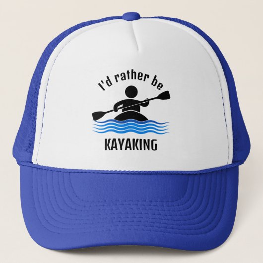 Kayaking Design Hat Truckerkappe (Vorderseite)
