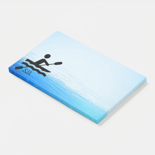 Kayaking Design Notes Post-it Klebezettel (angewinkelt)