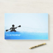 Kayaking Design Notes Post-it Klebezettel (Auf Schreibtisch)