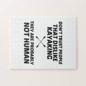 KAYAKING DISlike NOT HUMAN Puzzle (Horizontal)