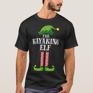 Kayaking Elf Matching Family Group Weihnachts-Part T-Shirt