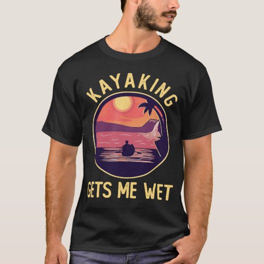 Kayaking erhält Me Net Shirt pink Funny Kayaker Ch (Vorderseite)