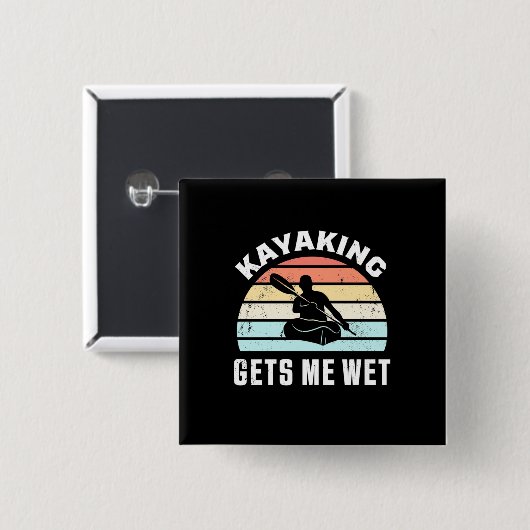 Kayaking fühlt sich wohl button (Vorne & Hinten)