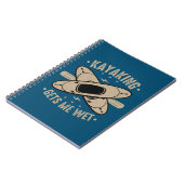 Kayaking fühlt sich wohl notizblock (Linke Seite)