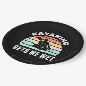 Kayaking fühlt sich wohl pappteller (Schrägansicht)