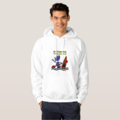 Kayaking furchtloser Spaß Hoodie (Vorne ganz)