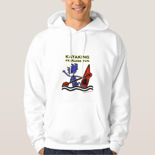 Kayaking furchtloser Spaß Hoodie