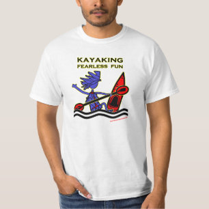 Kayaking furchtloser Spaß T-Shirt