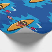 Kayaking Geschenkpapier (Ecke)