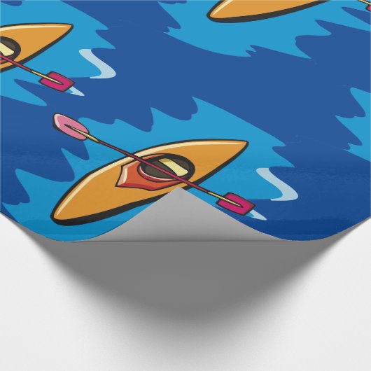 Kayaking Geschenkpapier (Ecke)