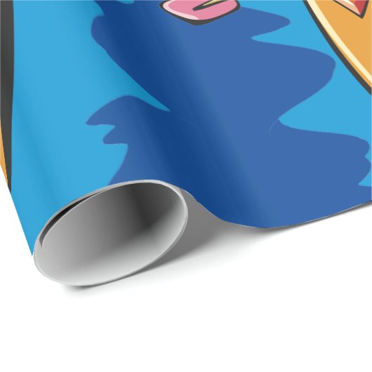 Kayaking Geschenkpapier (Rolleneckpunkt)