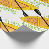 Kayaking Geschenkpapier (Ecke)