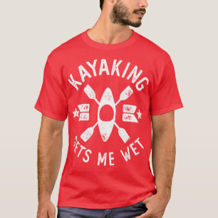 Kayaking gibt's Vintages Outdoor-Abenteuer T-Shirt