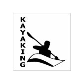 Kayaking Gummistempel (Prägung)
