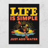 Kayaking Hobby Kayak Life Postkarte (Vorderseite)