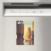 Kayaking in der Bucht von Fundy Nova Scotia Kanada Magnet (In Situ (Geschirrspüler))