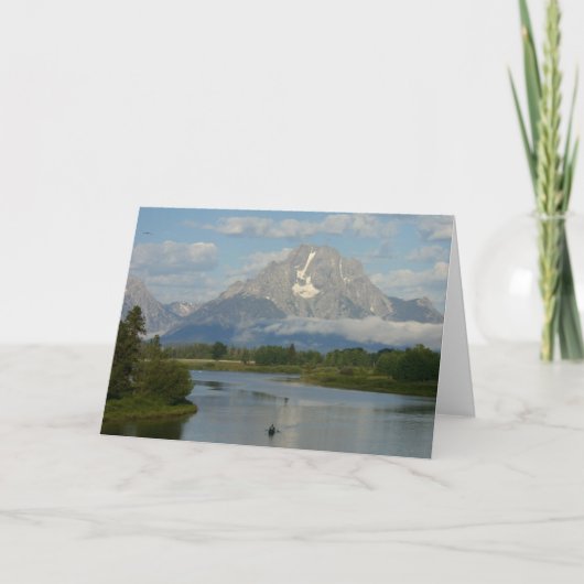 Kayaking in Grand Teton Nationalpark Karte (Vorderseite)