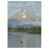 Kayaking in Grand Teton Nationalpark Klemmbrett (Rückseite)