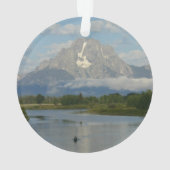 Kayaking in Grand Teton Nationalpark Ornament (Rückseite)