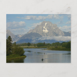 Kayaking in Grand Teton Nationalpark Postkarte