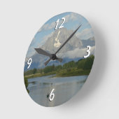 Kayaking in Grand Teton Nationalpark Runde Wanduhr (Winkel)