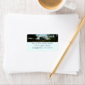 Kayaking in St. Thomas - US-Jungfrau Adressaufkleber (Insitu)