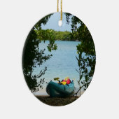 Kayaking in St. Thomas - US-Jungfrau Keramik Ornament (Rechts)