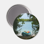 Kayaking in St. Thomas - US-Jungfrau Magnet (Vorderseite/Rückseite)