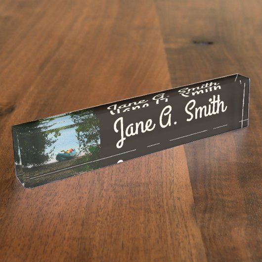 Kayaking in St. Thomas - US-Jungfrau Namensplakette (Seite)