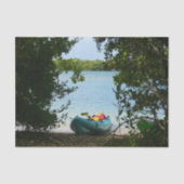 Kayaking in St. Thomas - US-Jungfrau Seidenpapier (Vorderseite)