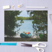 Kayaking in St. Thomas - US-Jungfrau Seidenpapier (Handwerk)