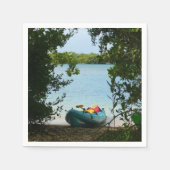 Kayaking in St. Thomas - US-Jungfrau Serviette (Vorderseite)