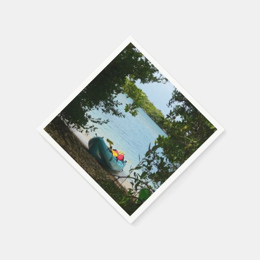 Kayaking in St. Thomas - US-Jungfrau Serviette (Ecke)