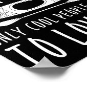 Kayaking Isn't For Everyone Only Cool People Seem  Poster (Ecke)