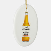 Kayaking ist meine glückliche Stunde Keramik Ornament (Rechts)