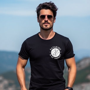 Kayaking ist meine Therapie 1 Herren T-Shirt