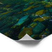 Kayaking Jungle River Poster (Ecke)